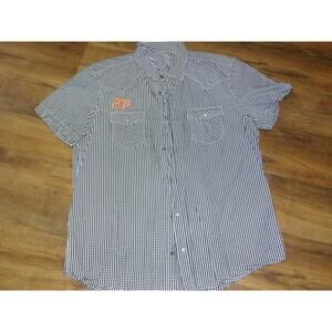 *VINTAGE* Mens Button Down by Diesel Black/White Stripe XXL